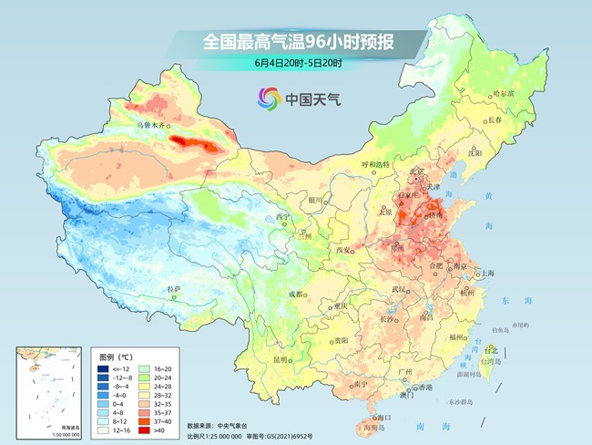 气温弹射起飞！河北、(🥚)河南、山东部分地区最高气温将超过38℃